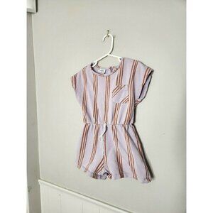 ZARA Purple Stripe Romper